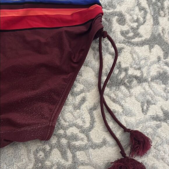 Multicolor Striped Bikini Bottom, Kate Spade, size Small - Picture 7 of 8